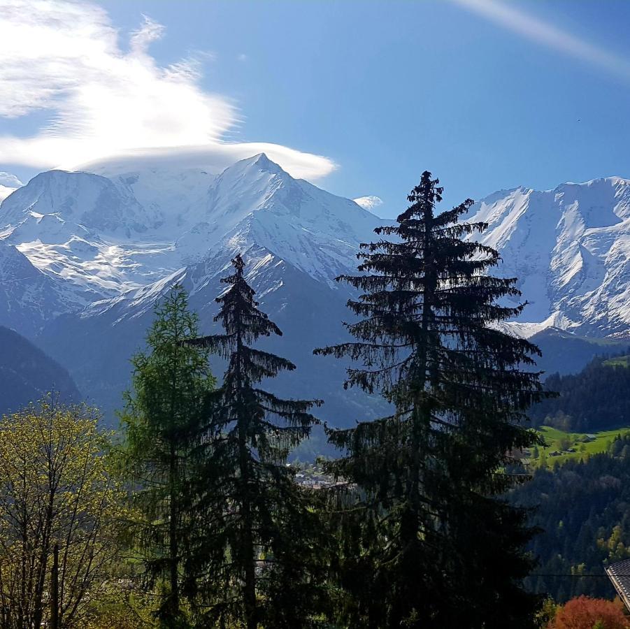 Appartement Saint Gervais Les Bains Vue Imprenable Mont Blanc Eksteriør bilde