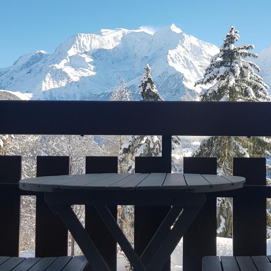 Appartement Saint Gervais Les Bains Vue Imprenable Mont Blanc Eksteriør bilde